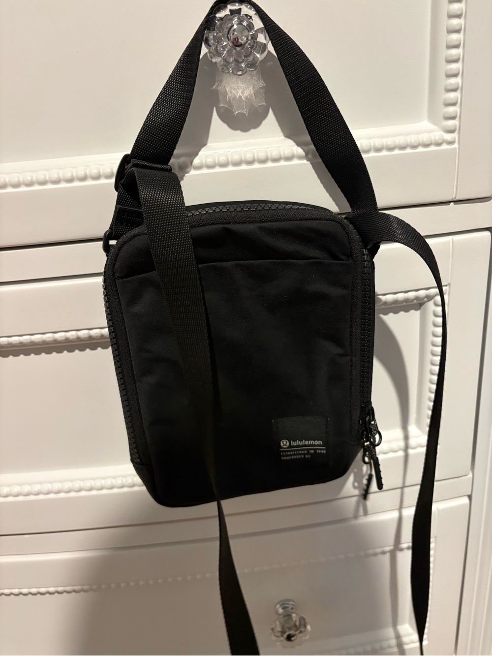 Lululemon Black Compact Messenger Crossbody